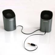 ������� Enzatec SP302BK ������, ����������, 2*2.5W, USB/3.5�� ����, �����