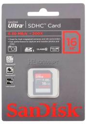 ����� ������ SD 16GB SanDisk  HC 10�� Ultra