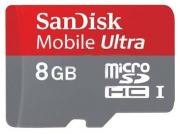 ����� ������ micro SD  8GB  SanDisk  HC 10�� Ultra Android