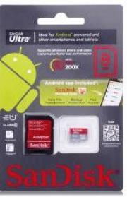 ����� ������ micro SD  8GB  SanDisk  HC 10�� Ultra � ���������