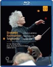 Rattle Conducts Tchaikovsky Stravinsky and Rachmaninov (Blu-ray)