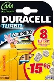��.������� LR-03 Duracell  TURBO /8��